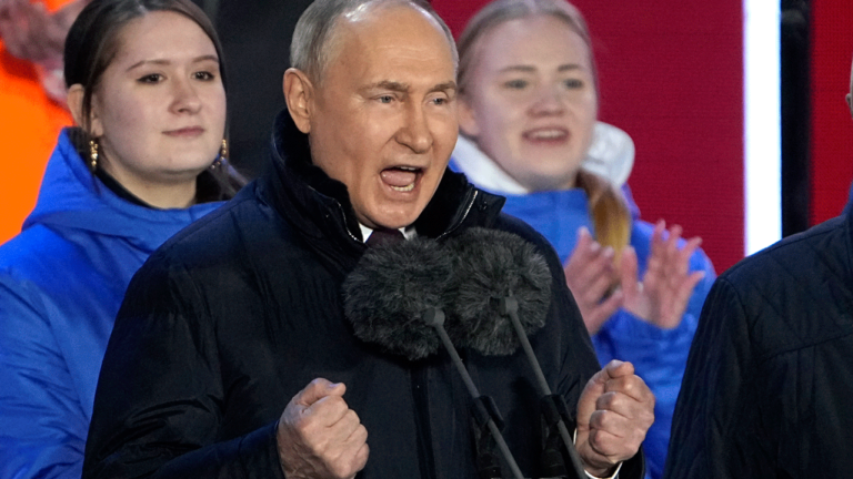 Putin won the Russian election, extending his tenure by six more years.